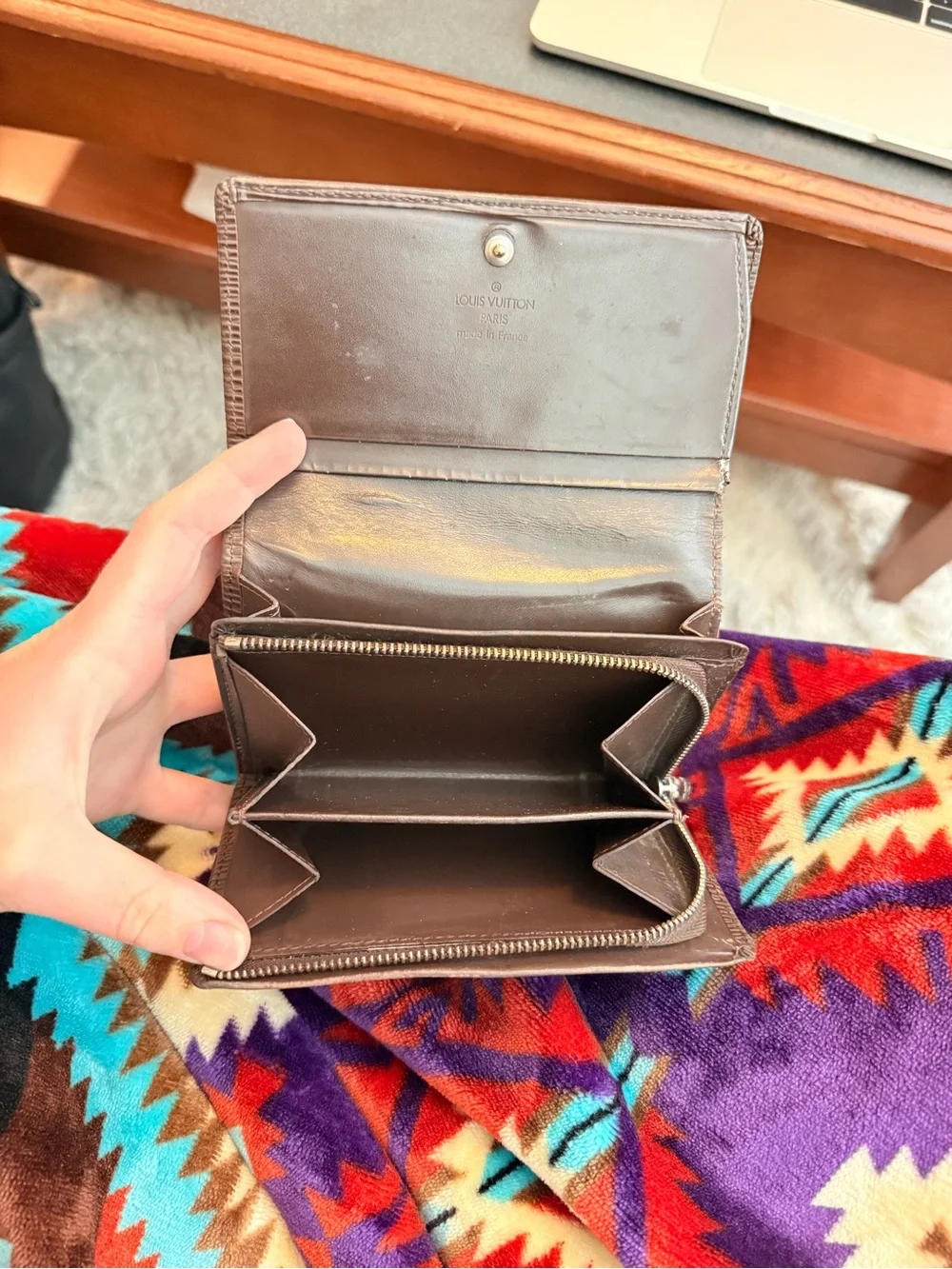 Auth Vintage Louis Vuitton - Porte Monnaie Billets Tresor Bifold Wallet - Lilas